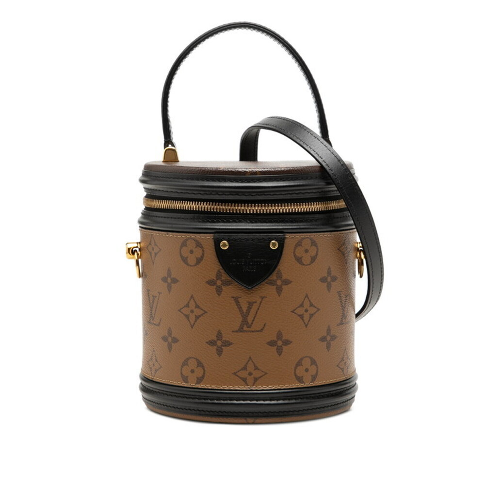 Louis Vuitton Monogram Reverse Cannes Vanity Bag Shoulder 2WAY M43986 Brown L...